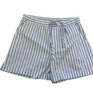 Zara men’s cotton striped shorts New no tag size XL, drawstring, pockets